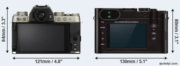 Comparison X-T200 or Q Typ 116 rear