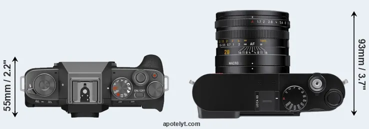 Compare X-T200 versus Q3 top