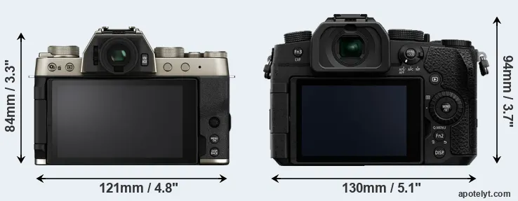 Comparison X-T200 or G95 rear