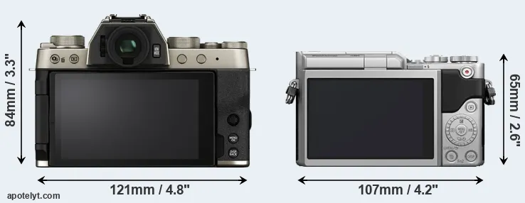 Comparison X-T200 or GX850 rear