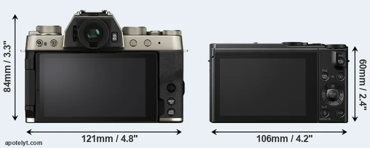 Comparison X-T200 or LX10 rear