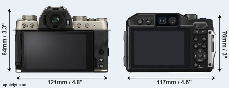 Comparison X-T200 or TS7 rear
