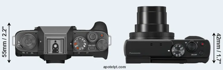 Compare X-T200 versus ZS80 top