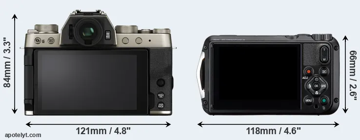Comparison X-T200 or WG-8 rear