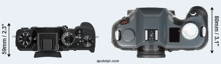 Compare X-T3 versus S-E Typ 006 top