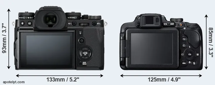 Comparison X-T3 or B700 rear