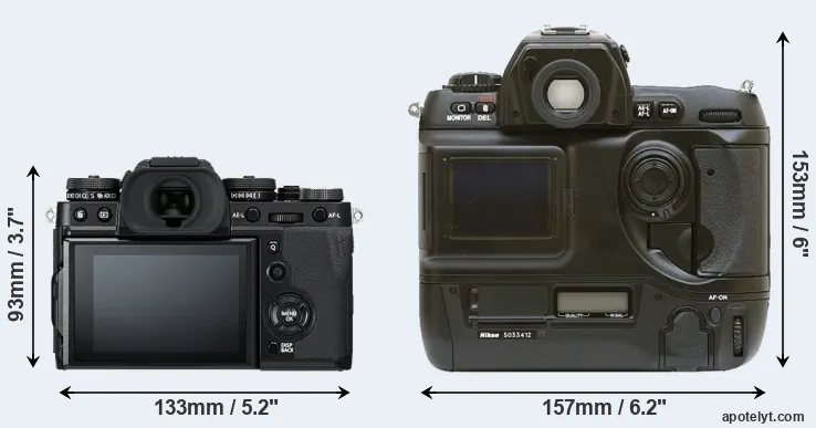 Comparison X-T3 or D1 rear