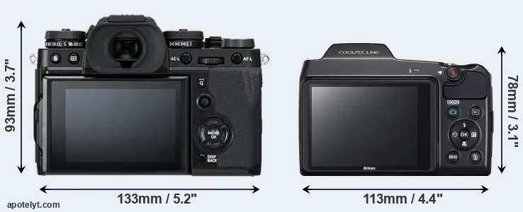 Comparison X-T3 or L840 rear