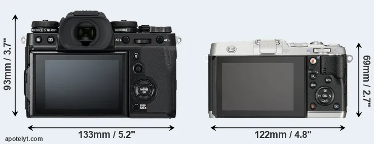 Comparison X-T3 or E-P5 rear