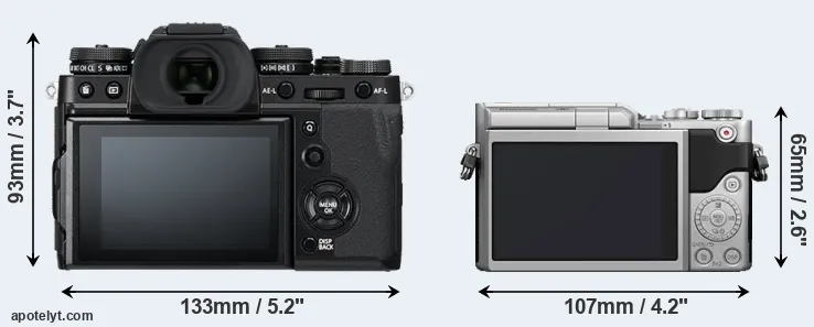 Comparison X-T3 or GX850 rear