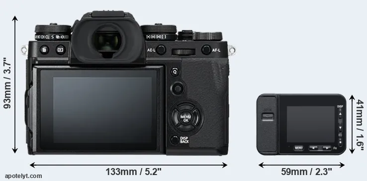 Comparison X-T3 or RX0 II rear