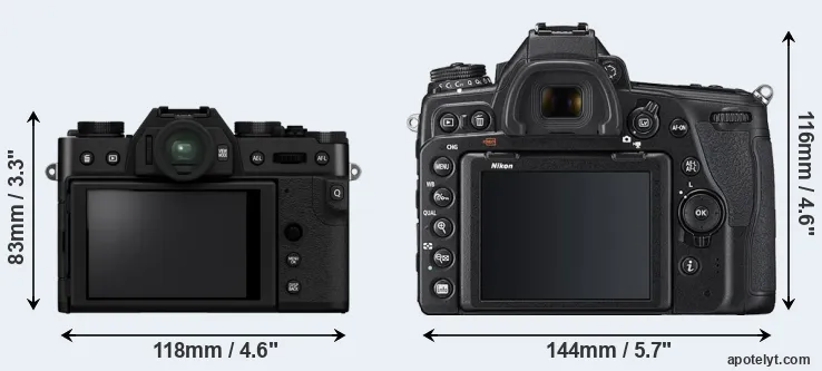Comparison X-T30 II or D780 rear