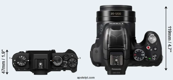 Compare X-T30 II versus FZ82D top