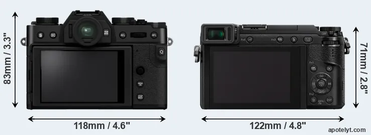 Comparison X-T30 II or GX85 rear