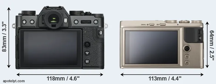 Comparison X-T30 or XF10 rear