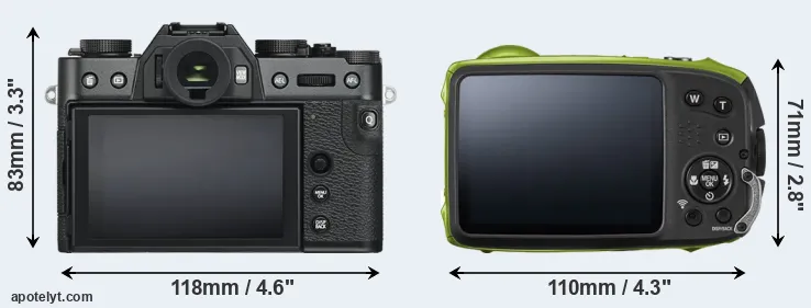 Comparison X-T30 or XP120 rear