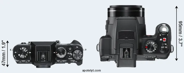 Compare X-T30 versus V-LUX 2 top