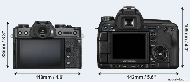 Comparison X-T30 or E-30 rear