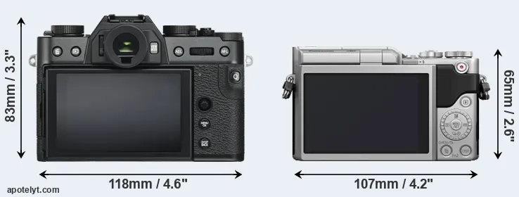 Comparison X-T30 or GX850 rear
