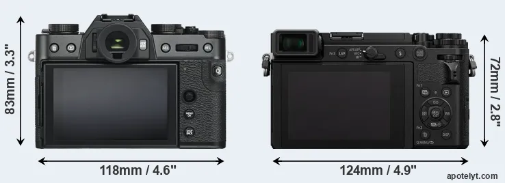 Comparison X-T30 or GX9 rear