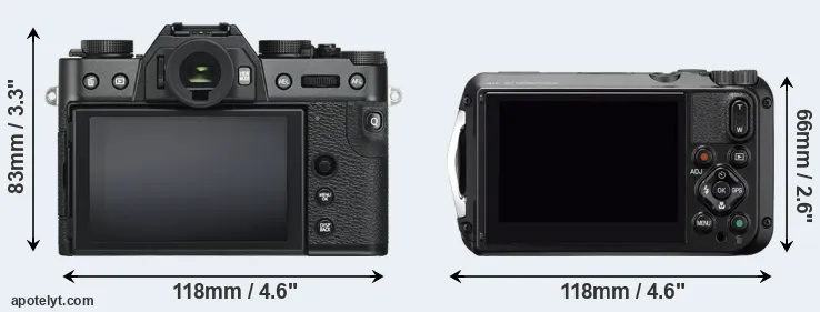 Comparison X-T30 or WG-6 rear