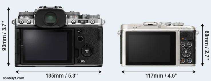 Comparison X-T4 or E-PL9 rear