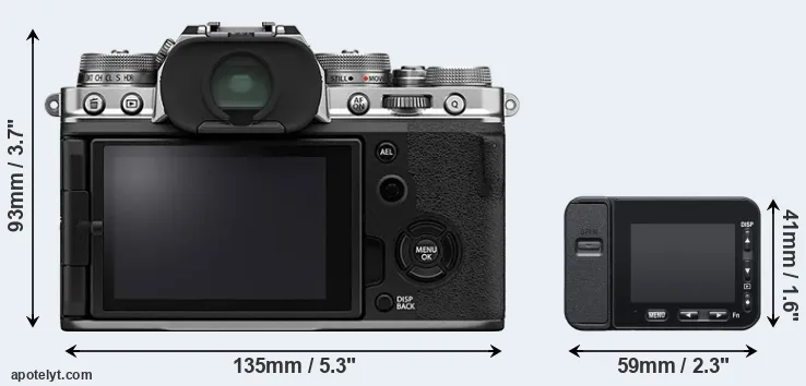 Comparison X-T4 or RX0 II rear