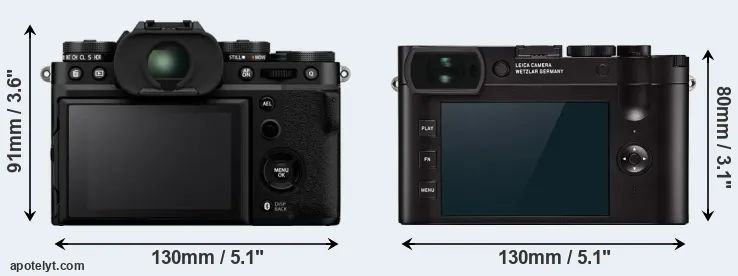 Comparison X-T5 or Q2 rear