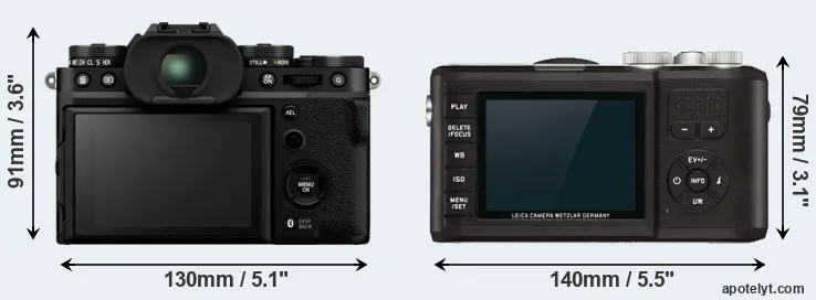 Comparison X-T5 or X-U Typ 113 rear