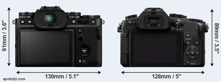 Comparison X-T5 or G80 rear
