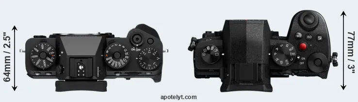 Compare X-T5 versus G97 top