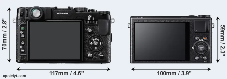 Comparison X10 or XQ2 rear