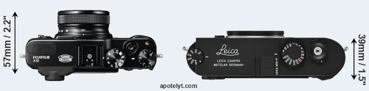 Compare X10 versus M10-P top