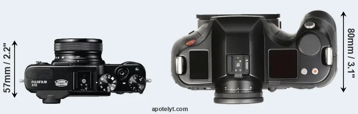 Compare X10 versus S Typ 007 top