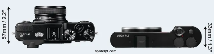 Compare X10 versus TL2 top