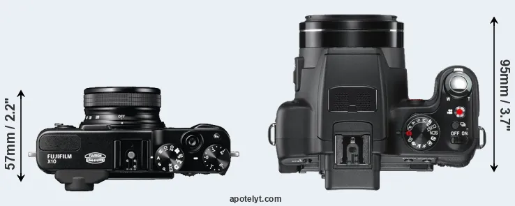 Compare X10 versus V-LUX 2 top