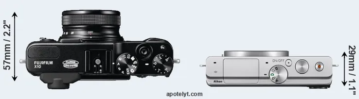Compare X10 versus J4 top
