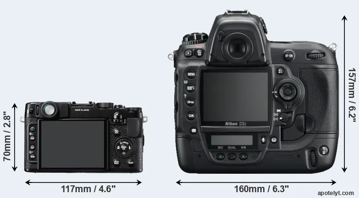Comparison X10 or D3S rear