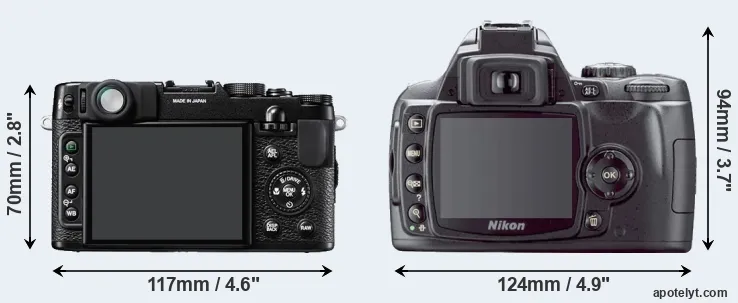 Comparison X10 or D40X rear
