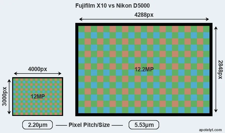 X10 versus D5000 MP