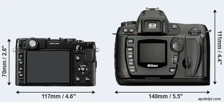 Comparison X10 or D70 rear