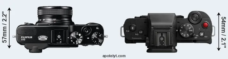 Compare X10 versus G110 top