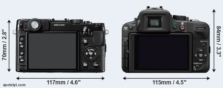 Comparison X10 or G3 rear