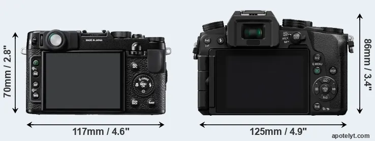 Comparison X10 or G7 rear
