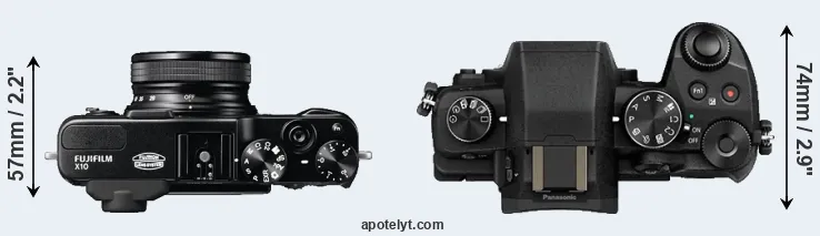Compare X10 versus G80 top