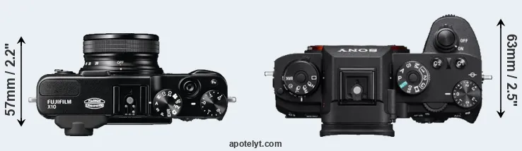 Compare X10 versus A9 top