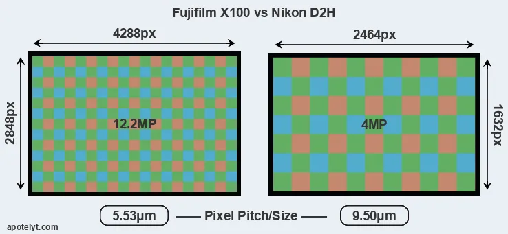 X100 versus D2H MP