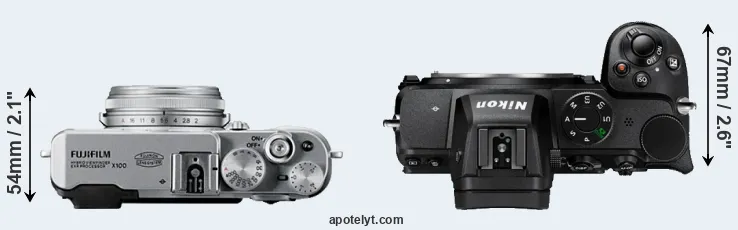 Compare X100 versus Z5 top