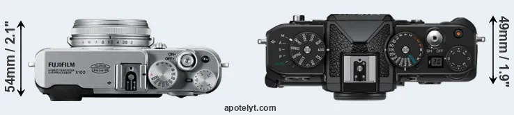 Compare X100 versus Zf top