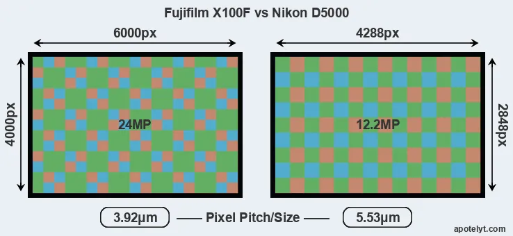 X100F versus D5000 MP